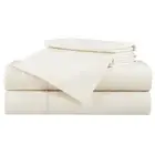 Linen and Eucalyptus Lyocell Sheet Set, Classic Linen Look, Moisture Wicking