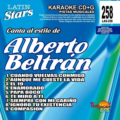 Karaoke Latin Stars 258 Alberto Beltrán