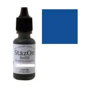 Tsukineko StazOn solvent-based Ink Refill 15ml Reinker 061 ultramarine Blue