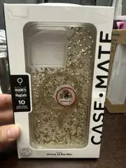 Casemate iPhone 14 Pro Max. Clear W/gold Flecks. W/magsafe