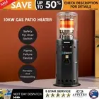 Outdoor Gas Patio Heater 10kW Garden Deck Balcony LPG Propane Portable Black
