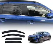 OAD4X4 Weathershields Compatible with Peugeot 4008, Injection Weather Shields Window Visors Wind Deflectors Sun Rain Guard 4PCS Set
