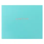 Dazzle Quarto Lined Guest Book, Landscape (Turquoise)