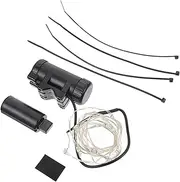 Parliky 1Set Bicycles Decorative Light Rechargeable LED Wheel Light RGB Flashing Bike Accessory for Night Riding Multi Mode Lamp for Enhanced Visibility Durable Material