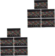 ifundom 2sets Guitar Trainer Fretboard Notes Guitar Scale Stickers for Beginner Acoustic/Electric/Classical 5pcs*2