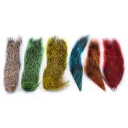 SQUIRREL TAIL COMBO - Fly Tying Material Hareline Fur - 6 Dyed Color Pack NEW!
