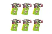 6PK Warheads Sour Candy Showbag Kids/Child Fun Sized Lollies Confectionery Pack