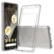 For Google Pixel 7 Pro Transparent Hard Shel Slim Polycarbonate Case Cover (Clear)