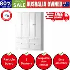 2x Buffet Sideboard Storage Cabinet Cupboard Hallway Wardrobe