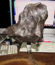 9158 GM CAMPO DEL CIELO METEORITE AAA GRADE. 20.2 LBS SCULPTURED; JAL