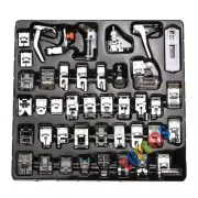 42 PCS Presser FEET fits Singer,Brother,Janome,Elna, Kenmore,low shank machines