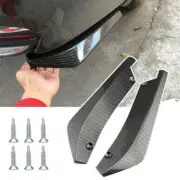 Carbon Fiber 2pcs For Porsche Accessories Rear Bumper Splitter Diffuser Canard (for: Porsche)