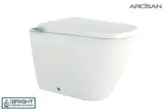 NEION SQ WALL FACED INTELLIGENT TOILET WITH REMOTE AND ARCISAN CONCEALED CISTERN