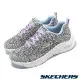 Skechers 休閒鞋 Arch Fit-Comfy Wave 寬楦 女鞋 灰 紫 回彈 避震 支撐 運動鞋 149414WCCLV