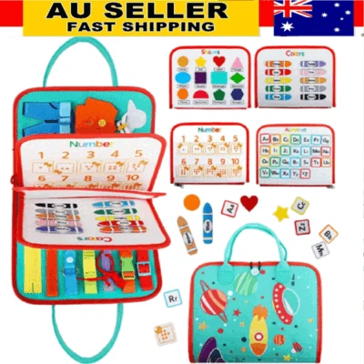 Toddler Montessori Busy Board Intelligence Learning Toys Sensory Board Toy CE