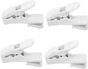 FUNNETOYU 4pcs Fridge Divider Clips for Shelves Easy Installation Side Door Separator for Freezer Organization Stable Storage for Kitchen Refrigerator