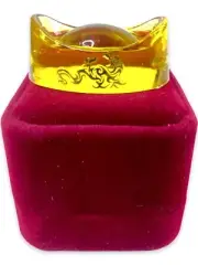 Lingote de oro Chino.Feng Shui de riqueza y prosperidad.Amuleto de buena suerte.