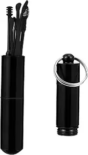 SAFIGLE 1 Set Stainless Steel Ear Cleaning Tools Portable Ear Wax Removal Kit and Itch Relief Durable Smooth Design