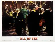 All At Sea Lobby Card left Alec Guinness 1957 Old Film Movie Photo