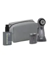 Metro Man Perfect Shave Travel Kit - Moisturizing Shave Lotion 100ml & Waterproof Electric USB Shaver + Waterproof Travel Bag