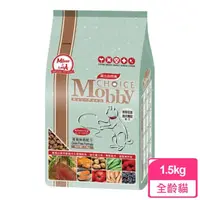 在飛比找momo購物網優惠-【Mobby 莫比】鹿肉&鮭魚 愛貓無穀配方1.5kg(貓糧