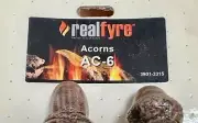 RealFyre AC-6 Acorns for gas log fireplace SET OF 6 (New in Package)