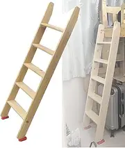 Wooden Bunk Bed Ladder, Heavy Duty Single Bed RV Ladder with Accessories, Suitable for Loft Bedroom Dormitory, Can Be Customized (Size : 150cm(59in))
