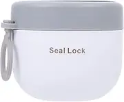 GLEAVI 1Pc Microwave Safe Cereal Cup Portable Breakfast Milk Cup with Comfortable Handle Leak Soup Container for Home Office Use Easy to Clean