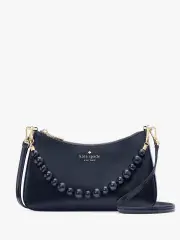 Madison Faux Pearl Handle Patent Convertible Crossbody