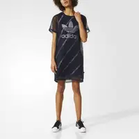 在飛比找蝦皮購物優惠-Adidas Originals 愛迪達深藍色洋裝 網紗裙子