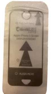 Zagg InvisibleSHIELD DRY Screen Protector for iPhone 5/5S/SE - Clear