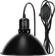 Reptile Light Fixture with Dimming Switch and Timer