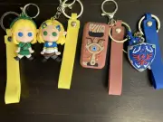 4 New And Sealed Legend Of Zelda Keychains