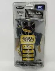 Belkin Gold Series F2L088-10-GLD Modem Cable DB9 Female to DB25 Male – 10 FT NEW