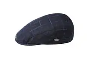 Bailey Mens Spark Ivy Flat Cap Hat - Navy - L