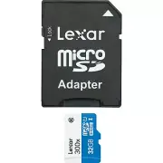 Lexar 32GB High-Performance 300x microSDHC UHS-I Memory Card