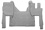 Gray Eco Leather Floor Mats + Engine Cover for Ford F-Max 2018+ trucks RightHD