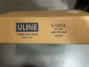 ULINE 60 x 60" 4 Mil Industrial Poly Bags S-12314 25/CTN