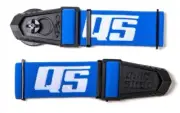 Blue Quick Strap Motorbike BMX Goggle System Kit