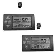 Electric Bicycle S861 LCD Screen Display 6PIN for 24V 36V 48V Ebike Manual Control Speedmeter Waterproof Connector Black