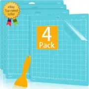12X12 Cutting Mat 4 Pack Light for Cricut Maker 3/Maker/Explore 3/Air 2/Air/One