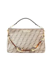 Fendi O'Lock Zip in Dove Grey