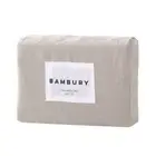 Bambury French Linen Sheet Set Pebble Queen