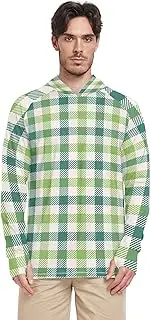 [Caihoyu] Men's Sun Shirts Protective Long Sleeve Men Sun Shirts UPF 50+ Quick Dry Hoodie