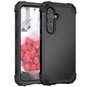 MCC Impact Samsung Galaxy S24+ Plus Shockproof 3in1 Rugged Case Cover S926 [Black]