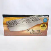 New Microsoft Natural Keyboard Elite PS/2 USB Ergonomic Split Keyboard 286-00082