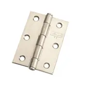 Lane 85mm Satin Stainless Steel Architectural Fixed Pin Butt Hinge - 20 Pack