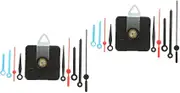 Veemoon 1 Set DIY Silent Clock Mechanism Kit Complete Battery Powered Clock Motor Replacement with Hands and Easy Installation