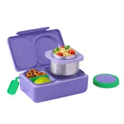 OmieBox Up Hot & Cold Bento Box Galaxy Purple