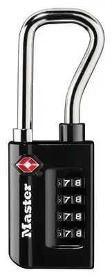 4 Pack TSA Luggage Combination Lock, 4 Dials 4696D